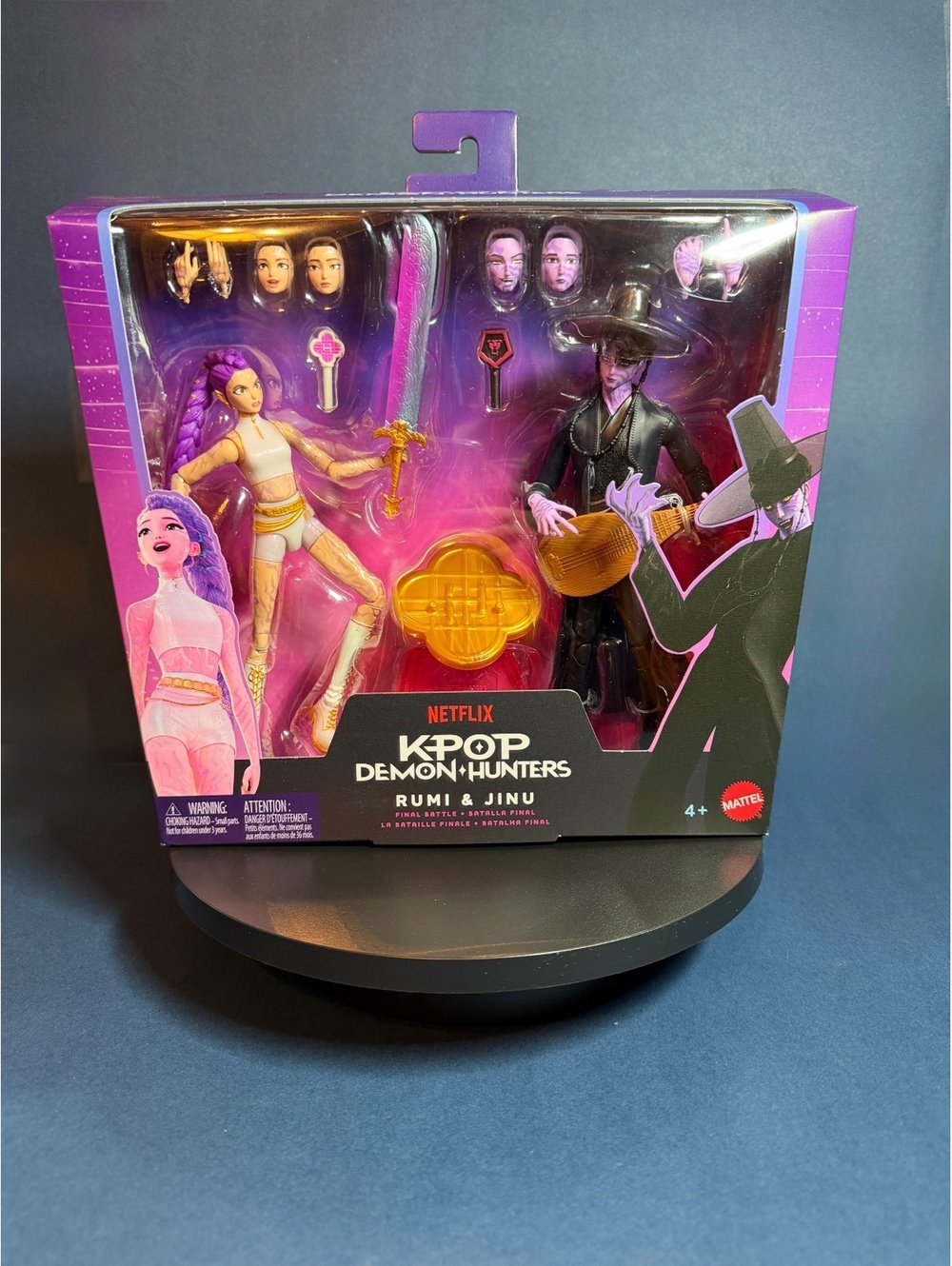 Mattel KPop Demon Hunters Rumi & Jinu Final Battle 6" Action Figure 2 Pack NEW